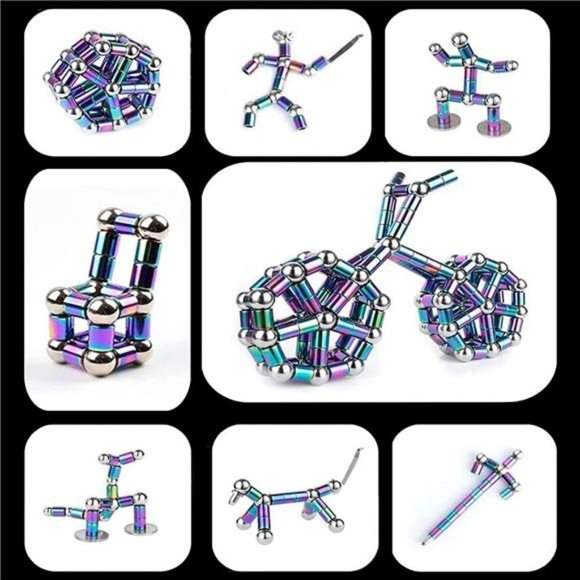 Fidget Pen, Decompression Magnetic Fidget Toy Pen, Magnet Pen Fidget Toy - Picture 2 of 6